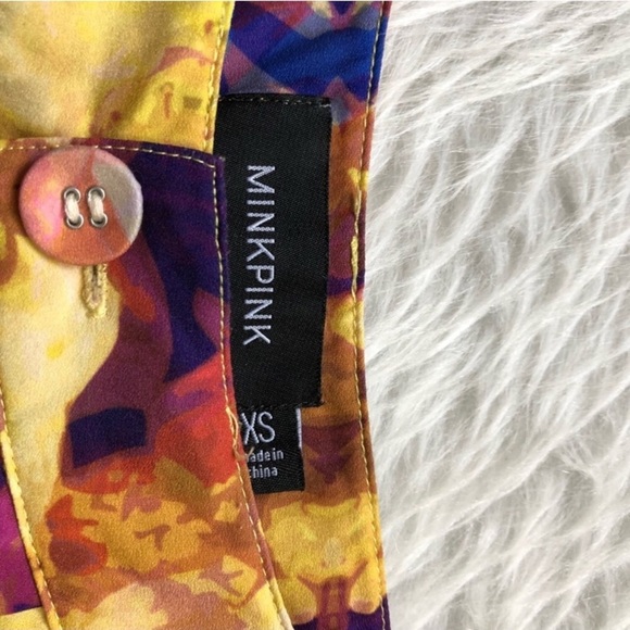 Floral High Waisted Shorts | MINKPINK - Picture 2 of 3